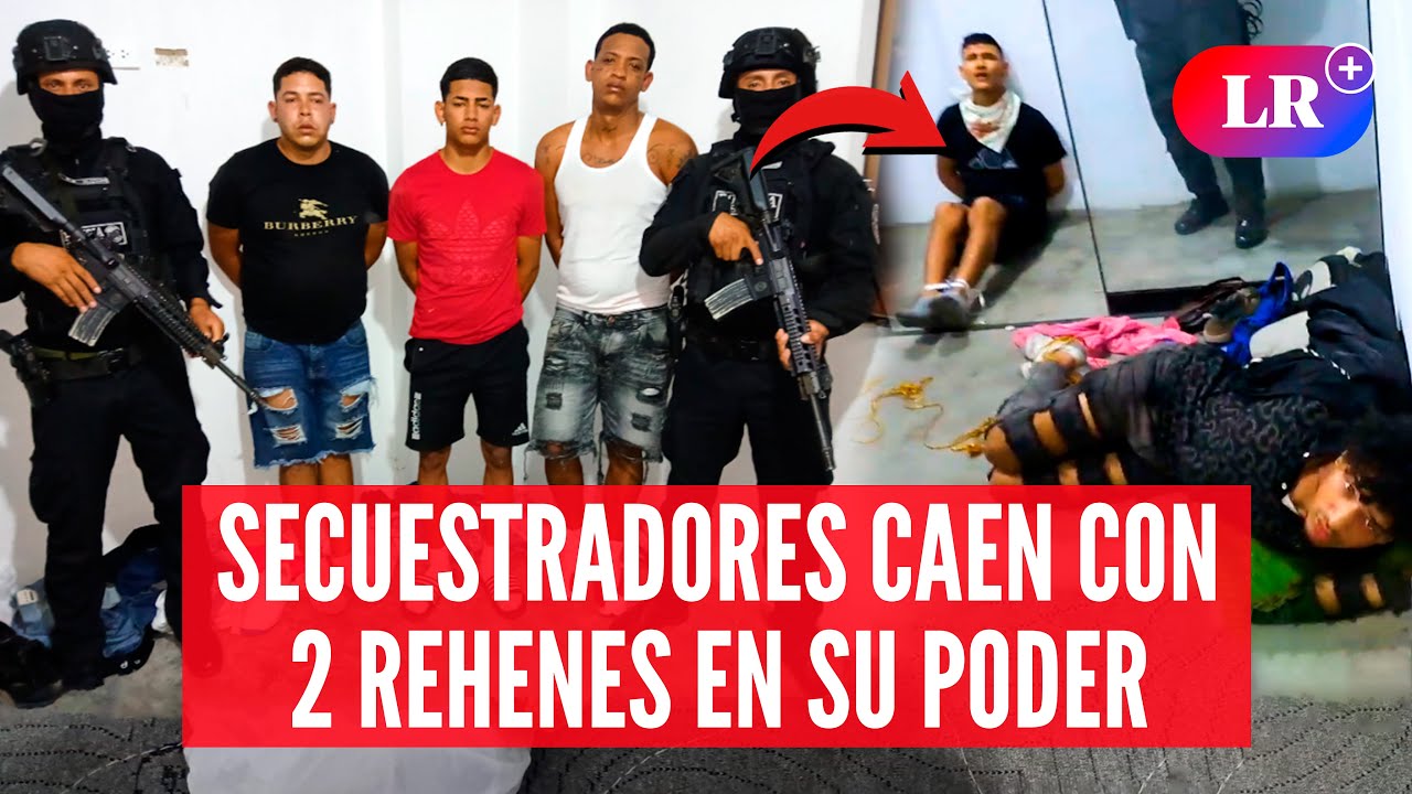 Con GRANADA y ARMAS: caen 9 SECUESTRADORES y rescatan a 2 sujetos en BÚNKER de EL AGUSTINO | #LR