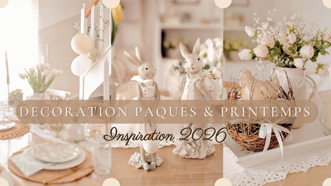 Ma maison se transforme pour le Printemps & Pâques 2026 🌸 Ambiance Cottage 🌷🐇