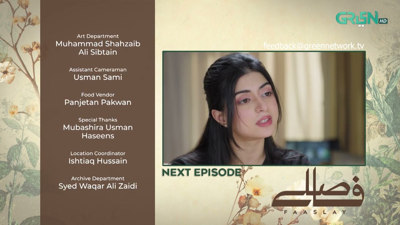 Teaser : Faaslay Episode 48 #teaser #aliansari #sabooraly #greentvdramas #pakistanidrama