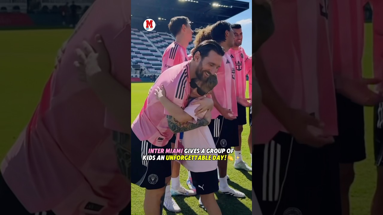 Inter Miami gave a group of kids an incredible experience!👏🏟️#InterMiami #MLS #messi