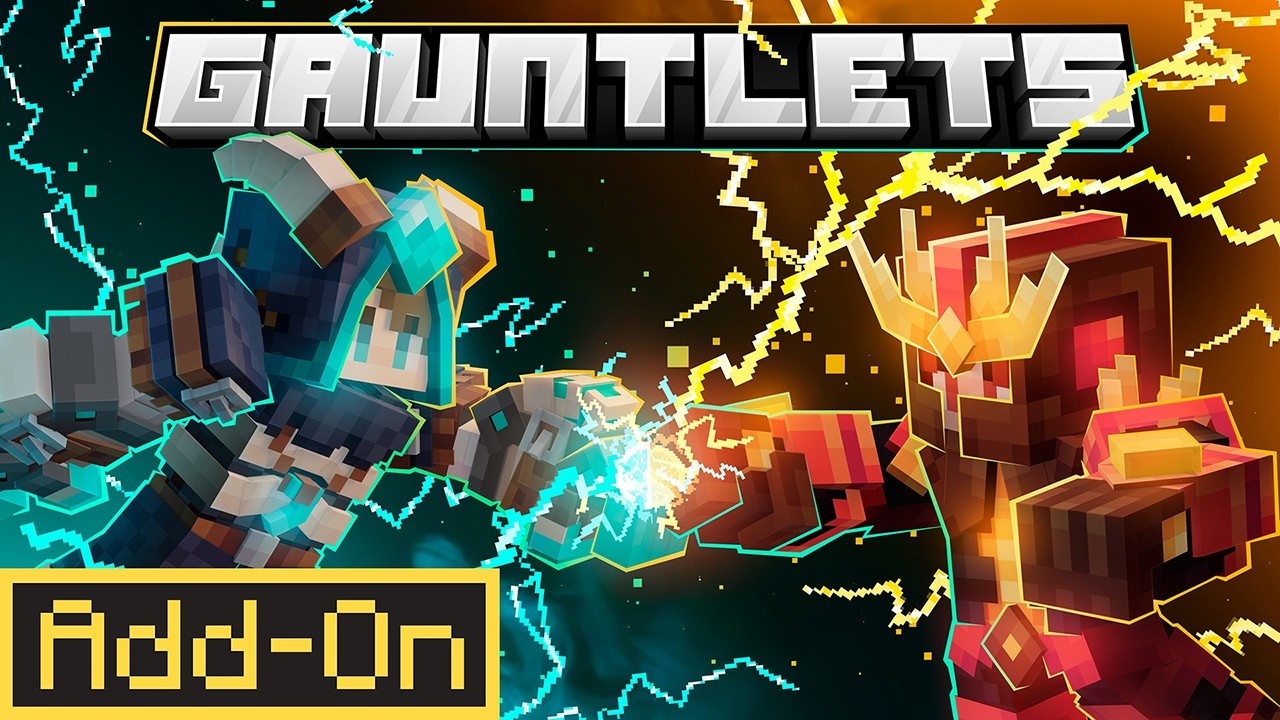 GAUNTLETS ADDON: INSANE Powers, Abilities & PVP Battles in Minecraft