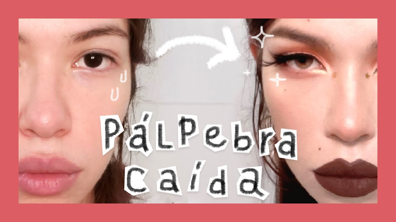 COMO MAQUIAR PÁLPEBRA CAÍDA/GORDINHA ☆ Dicas para sombra, delineador e cílios!