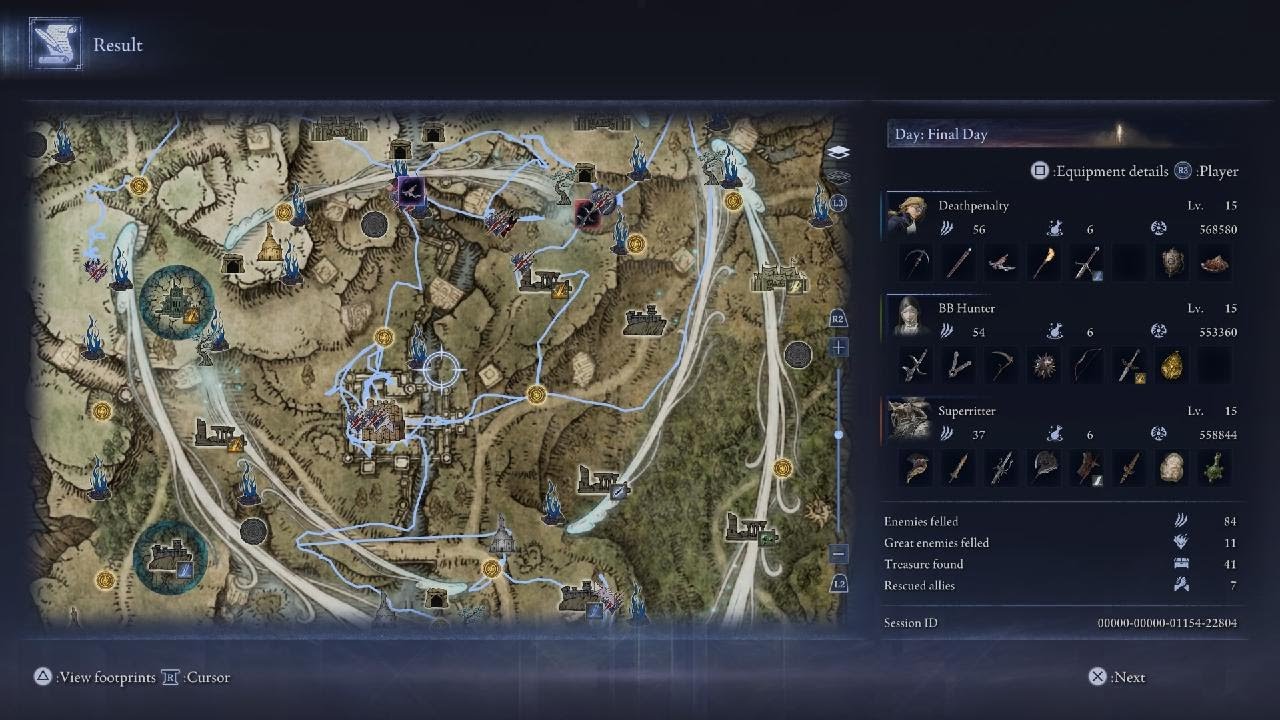 ELDEN RING NIGHTREIGN Deep of Night Duchess w/ randoms VS Gladius