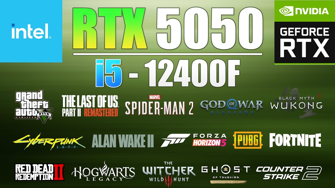 RTX 5050 + i5 12400F : Perfect Budget Combo in 2025? 15 Games Tested
