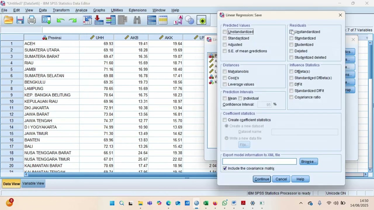 UJI ANALISIS REGRESI LINIER BERGANDA DENGAN VARIABEL DUMMY MENGGUNAKAN SPSS