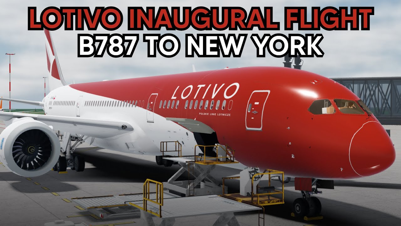 LOTIVO B787 INAUGURAL FLIGHT ON ROBLOX!