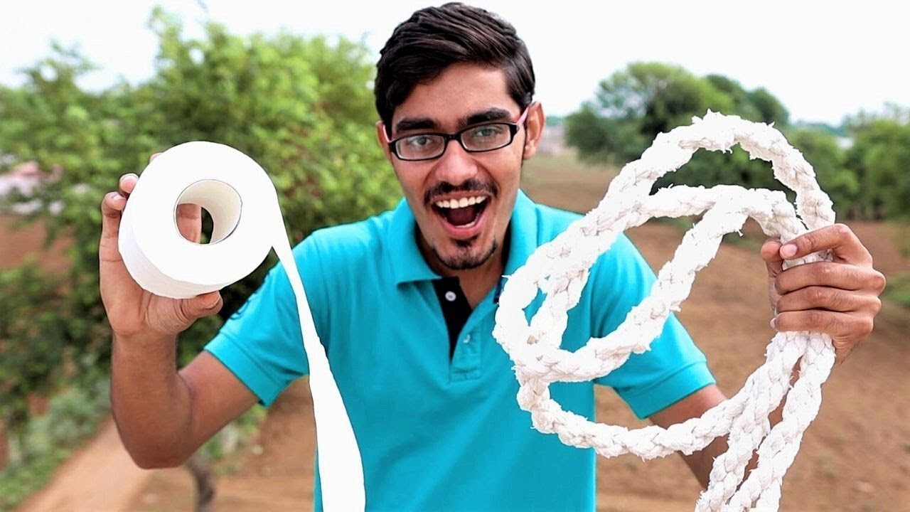 Can We Make a Rope Using Toilet Paper? Gone Super Strong