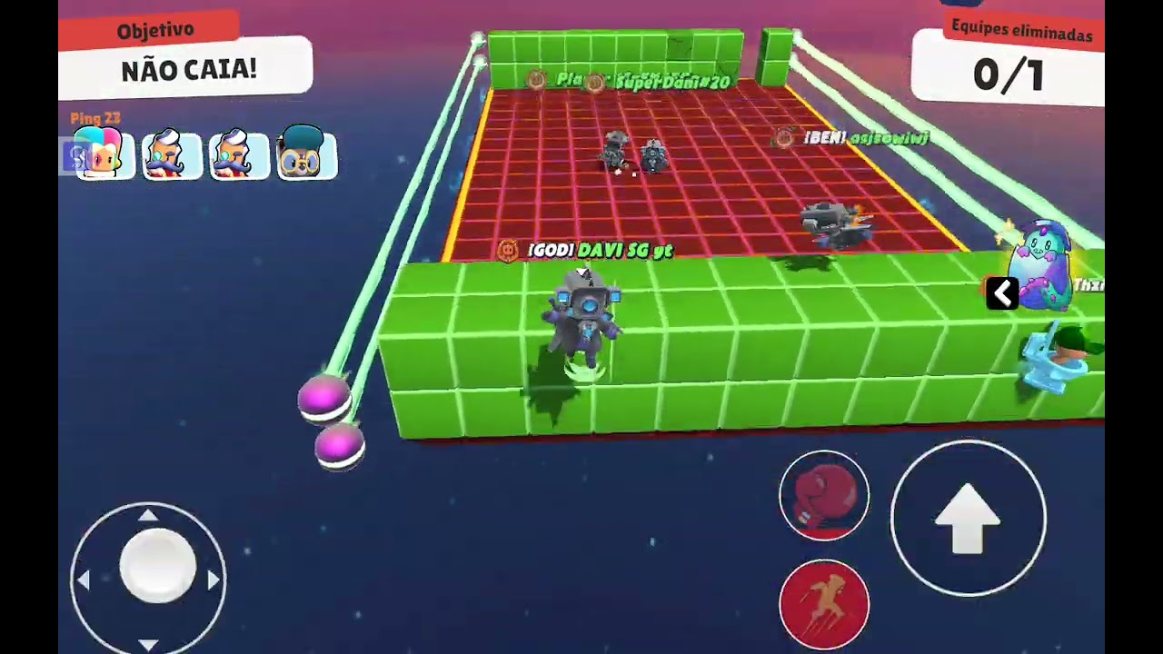 Joguei block dash em apenas uma linha 