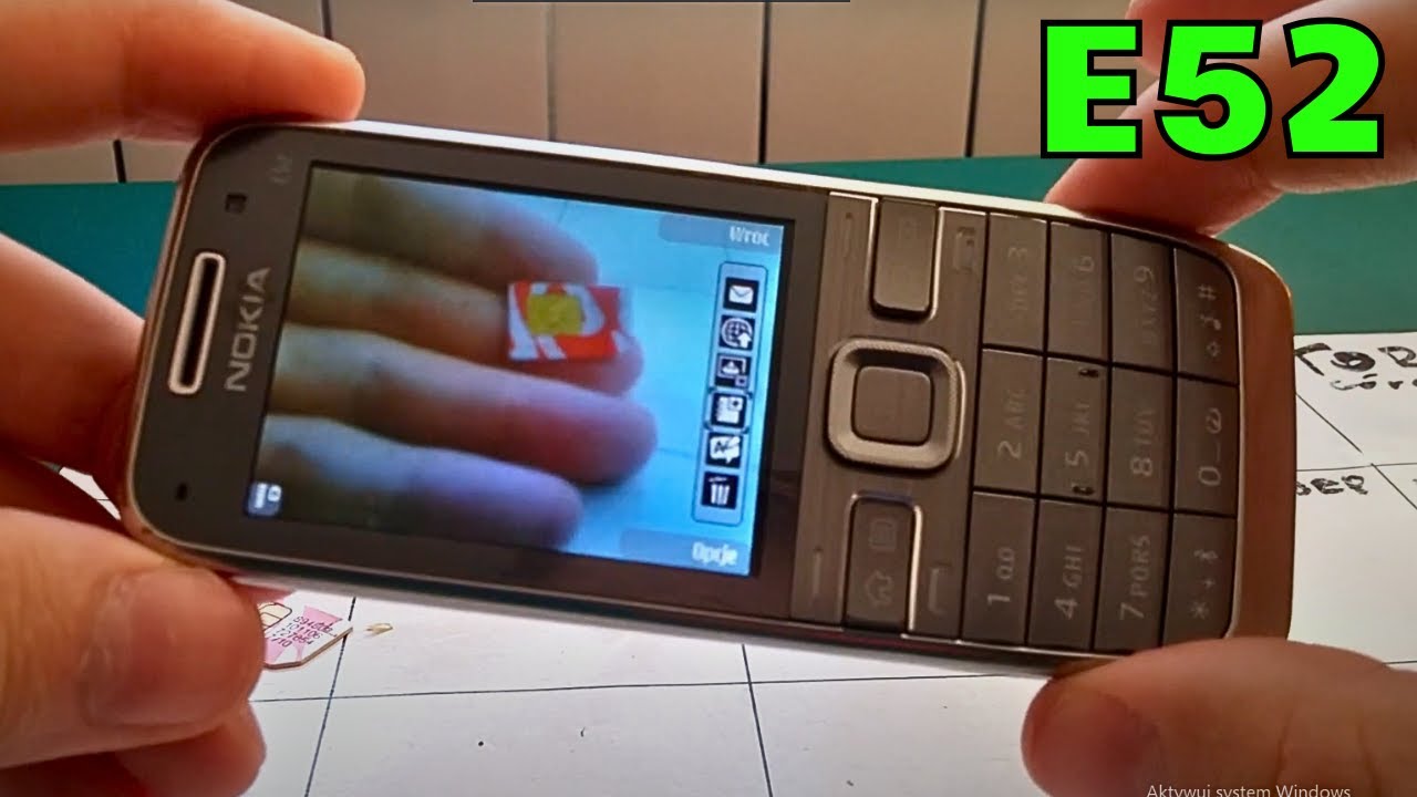 Nokia E52 Recenzja / Aparat / Gry / Dzwonki / Аккумулятор / Demontaż / Naprawa / Разборка