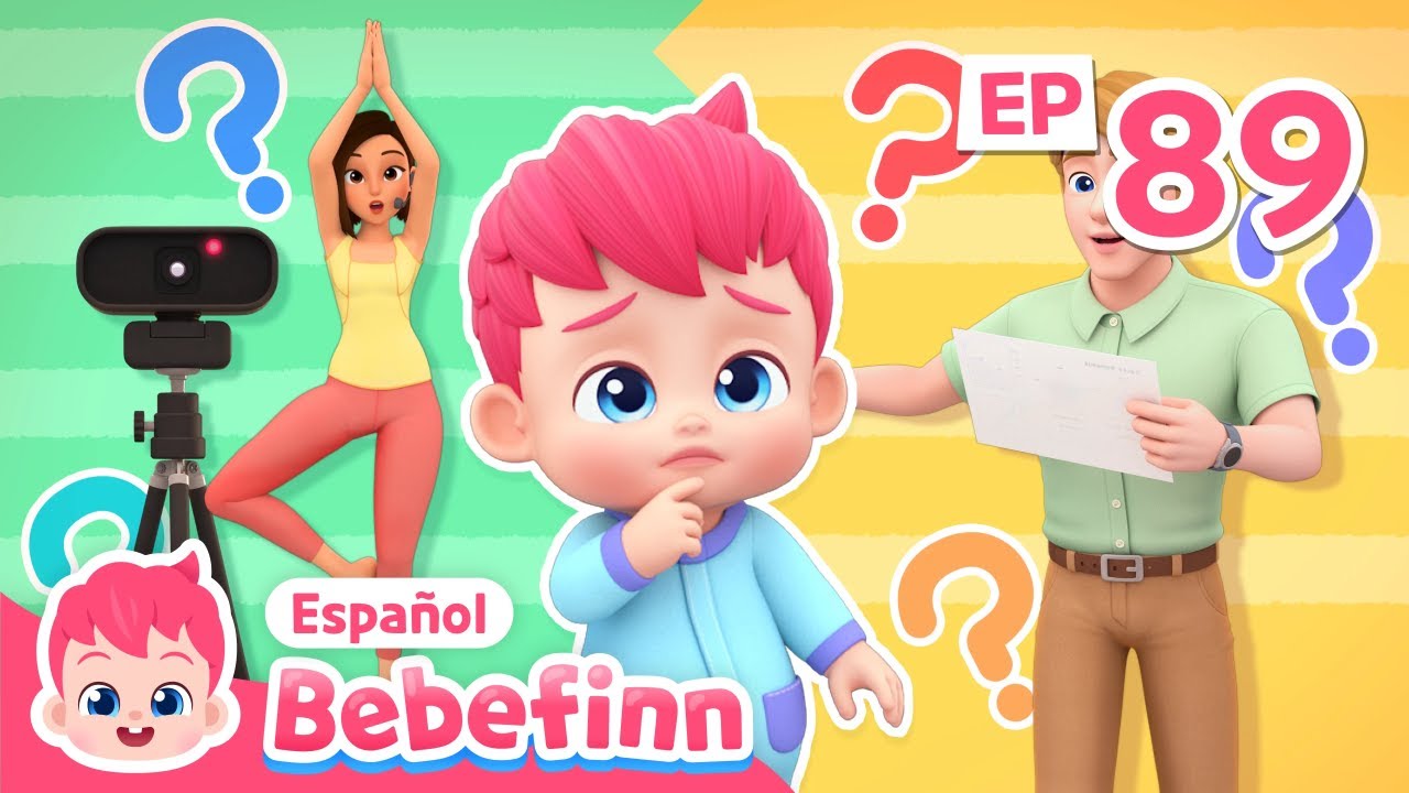 Trabajando💻 | EP89 | Quiero jugar con Papi y Mami | Canciones Infantiles | Bebefinn en espa&ntilde;ol