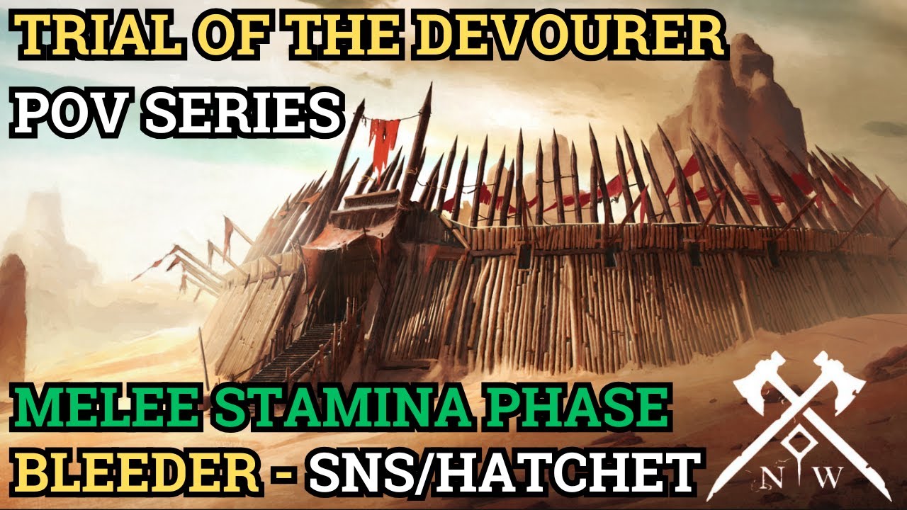 How to play MELEE STAMINA PHASE in the Sandworm Raid [BLEEDER POV] New World Aeternum 2025