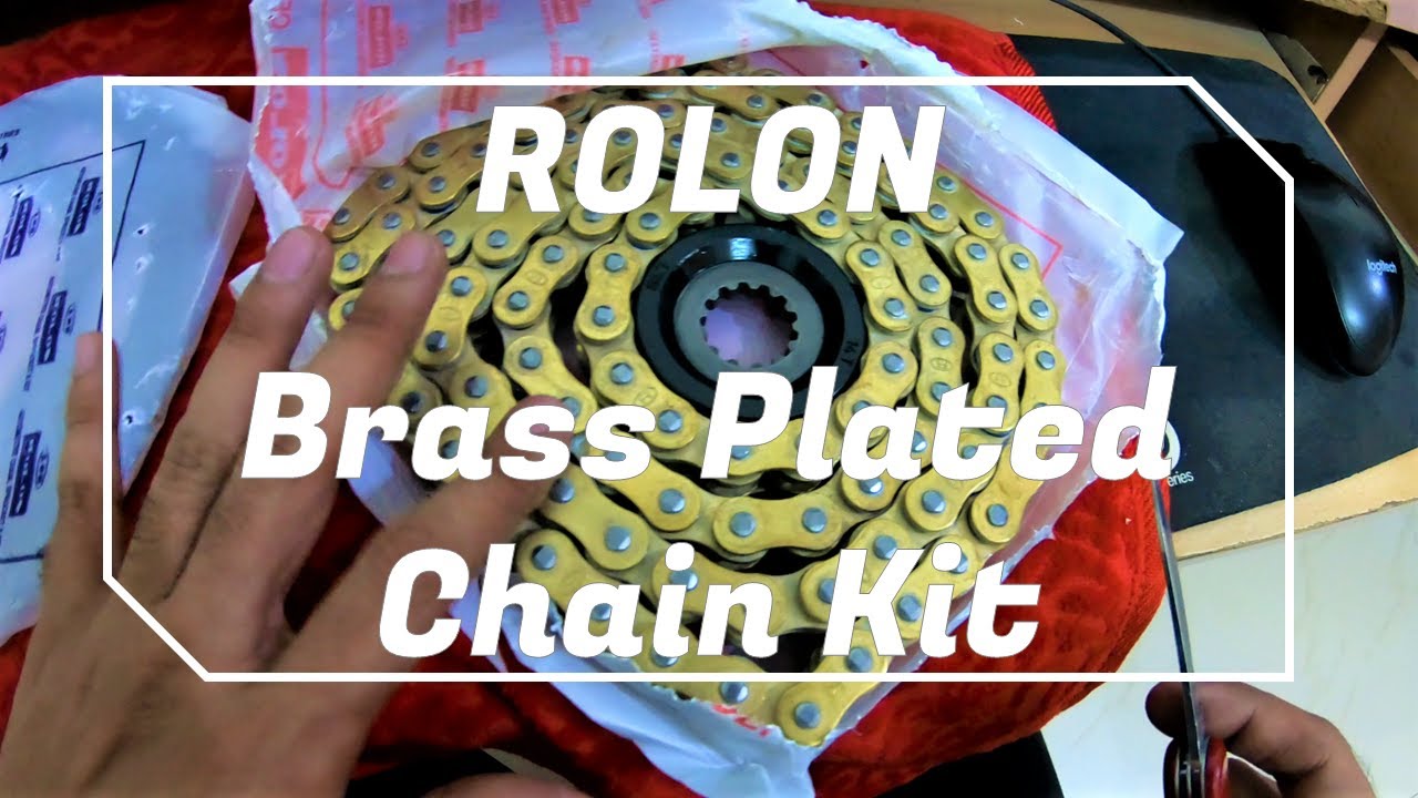 Rolon Brass Coated Chain Kit - Unboxing + Website Info