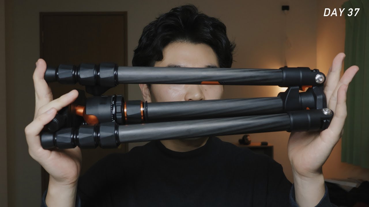 ¥8,478のカーボン三脚！？ 人柱になってやんよ！- K&F CONCEPT K254C2+BH-36L #37