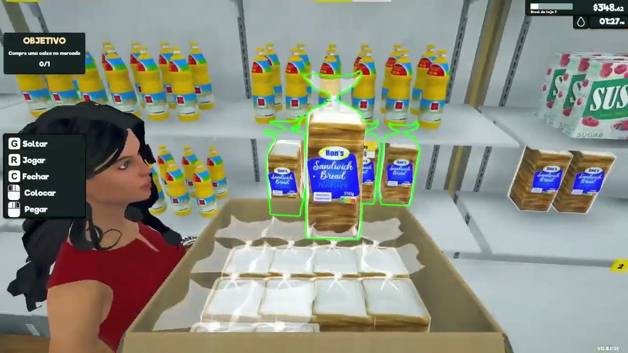 7 DIA DE VENDAS NO MERCADO | SUPERMARKET SIMULATOR