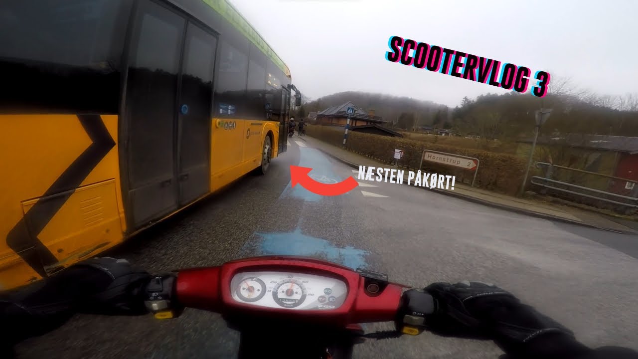 Scootervlog #3 (Sindsyg buschauffør prøver køre mig af vejen)