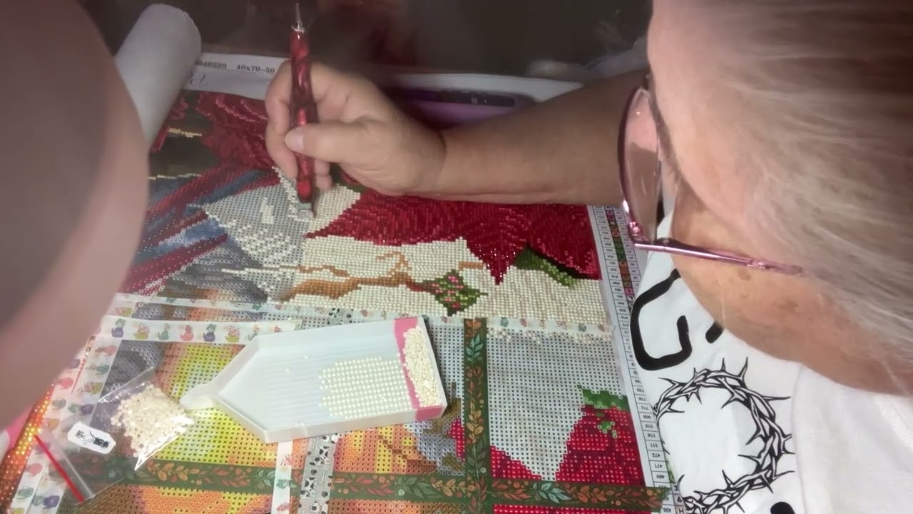 Wipnchat our dreamer designs autumn snow cardinal,thank you Karen