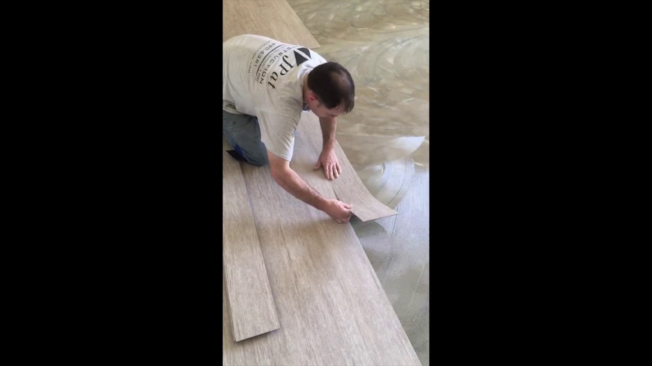 Glue down Luxury Vinyl Plank (LVP)