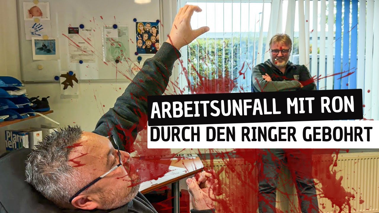 Arbeitsunf&auml;lle! Chef Ron bohrt sich an der Decke Fest&hellip;