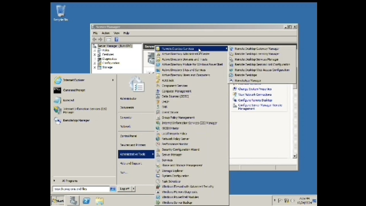 INSTALL AND CONFIGURE REMOTE DESKTOP SERVICES (WEB) via Windows Server 2008 R2