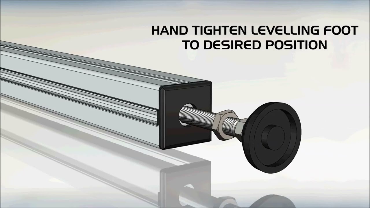 Basic instruction using Aluminium profile to build  work bench