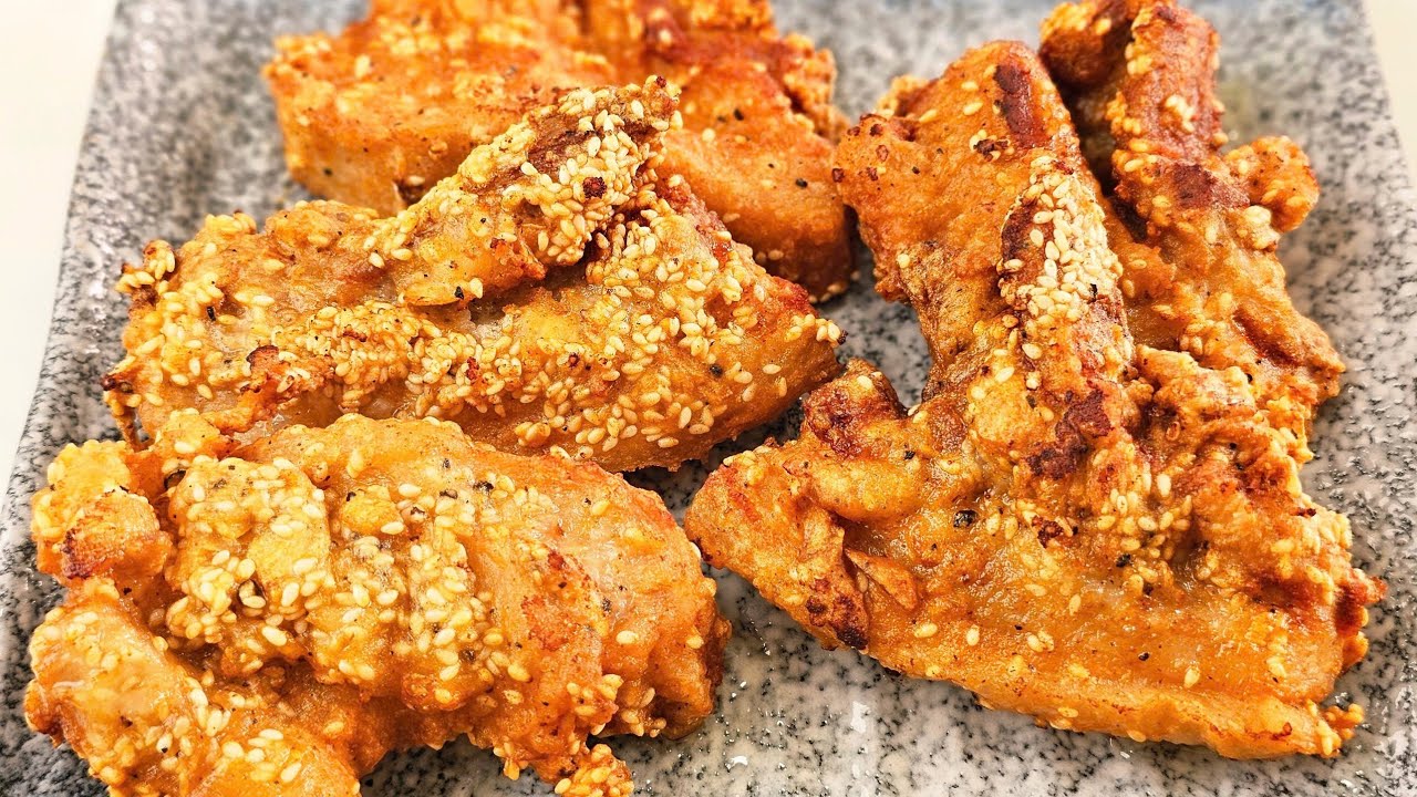 Cách Làm Ba Rọi Chiên Mè - Hoài Nam Food