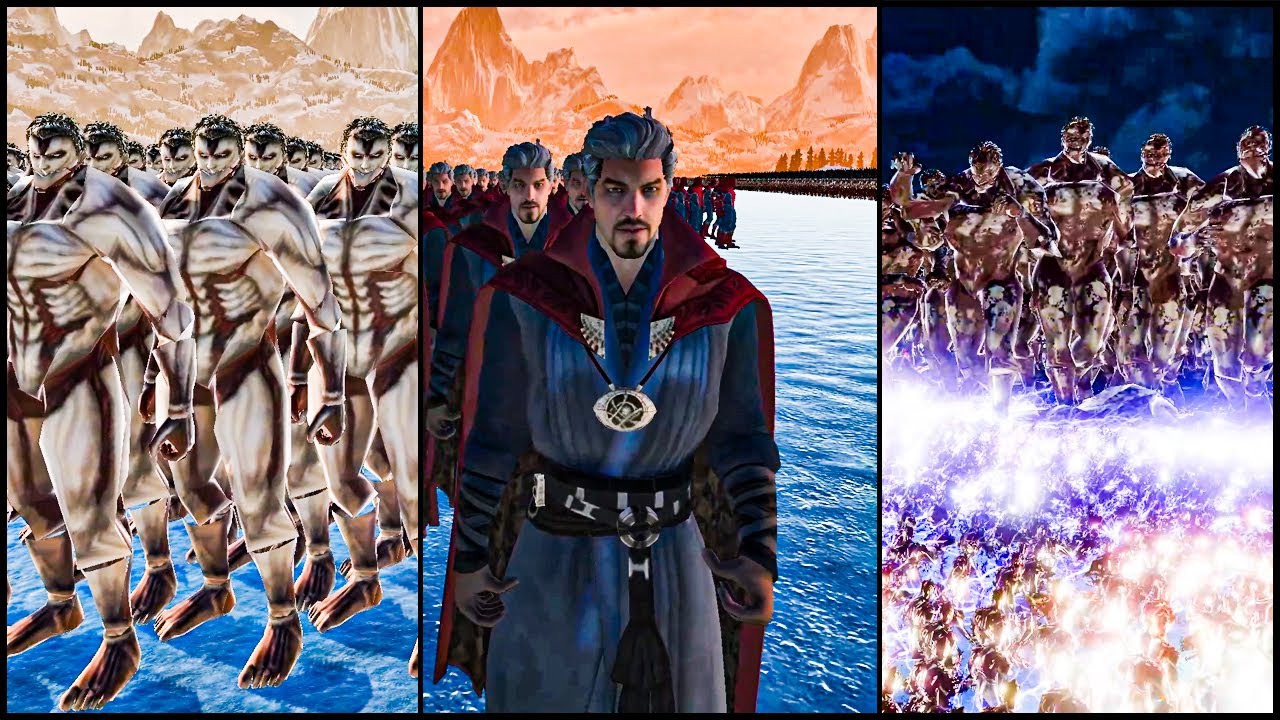 180.000 Legends, Heroes, Gods And Angels vs 12.000 TITANS - Ultimate Epic Battle Simulator 2