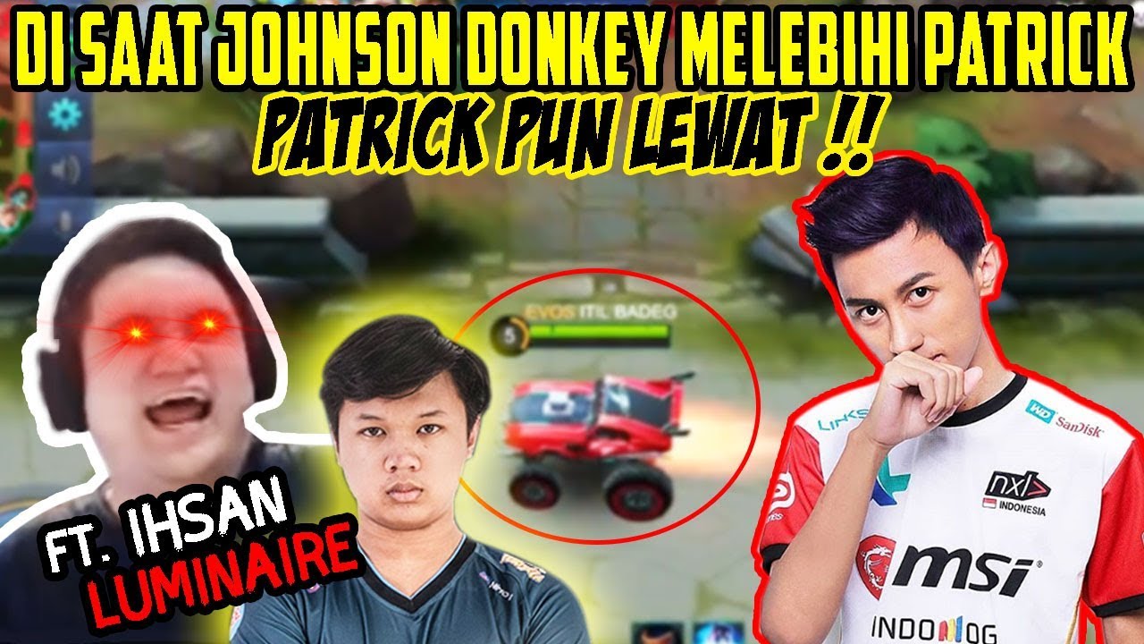 DONKEY KERASUKAN PATRICK DI SEBELAH IHSAN!!!PATRICK MAH LEWATTT!!!!!!