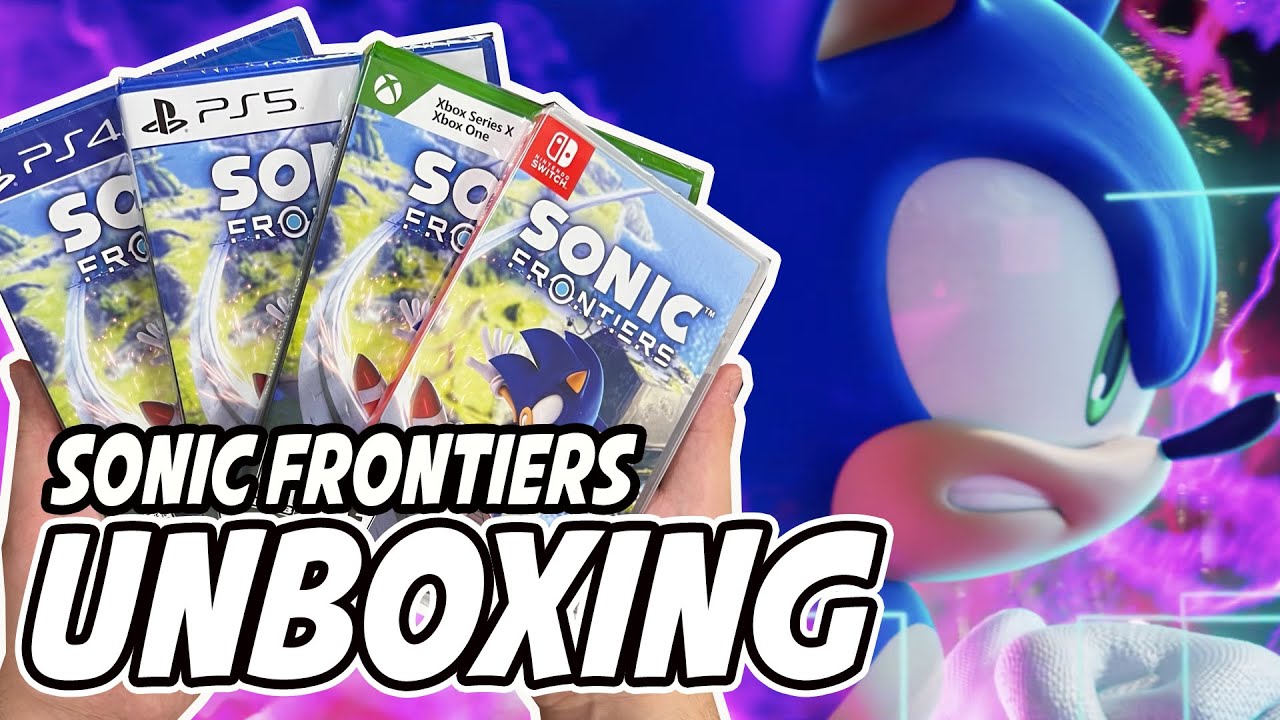 Sonic Frontiers (Launch Edition) (PS4/PS5/Switch/Xbox One/XSX) Unboxing