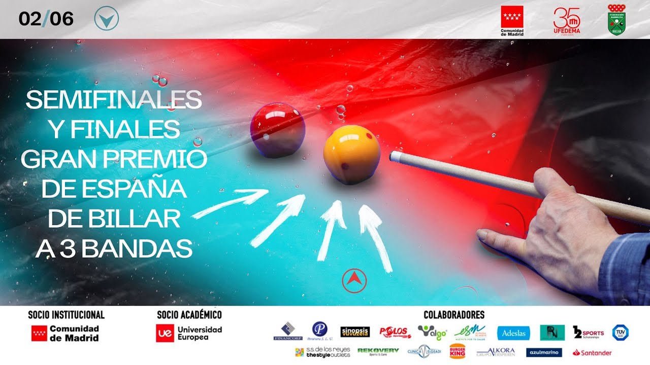 BILLAR - FINALES IX GRAN PREMIO DE ESPAÑA DE BILLAR A3 BANDAS - 