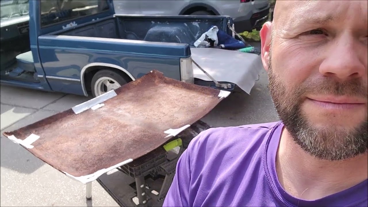 HOW TO REPLACE A FALLING HEADLINER - 1991 CHEVY S10