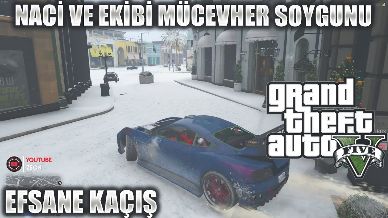 NACİ VE EKİBİ MÜCEVHER SOYGUNU | EDRP GTA V EFSANE KAÇIŞ