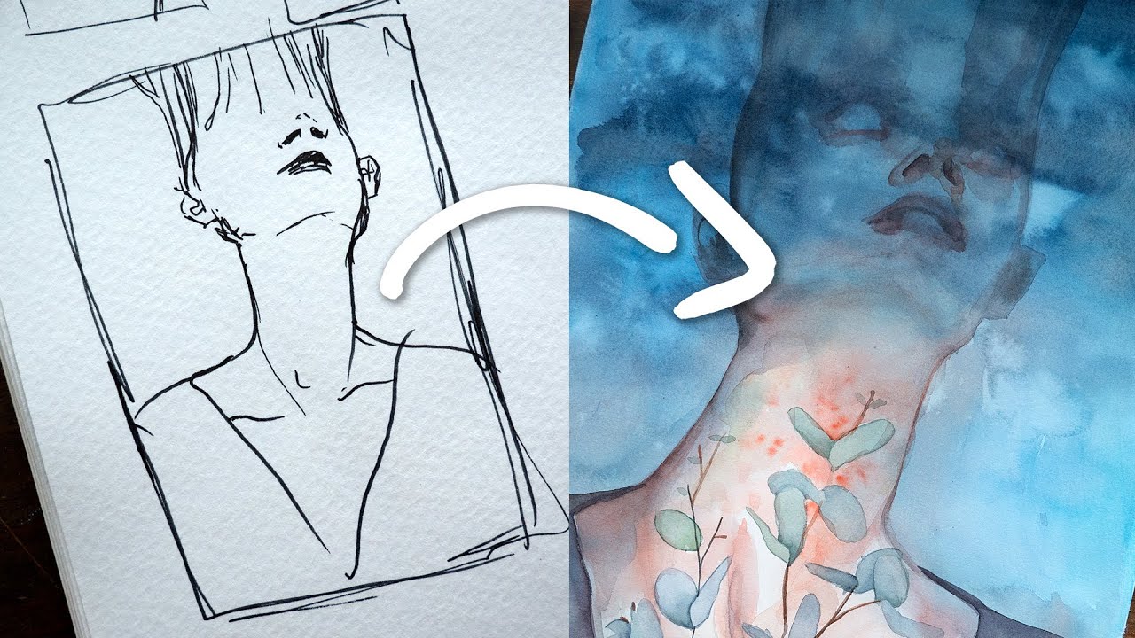 Why have I waited so long to do this??? Watercolor Painting Process
