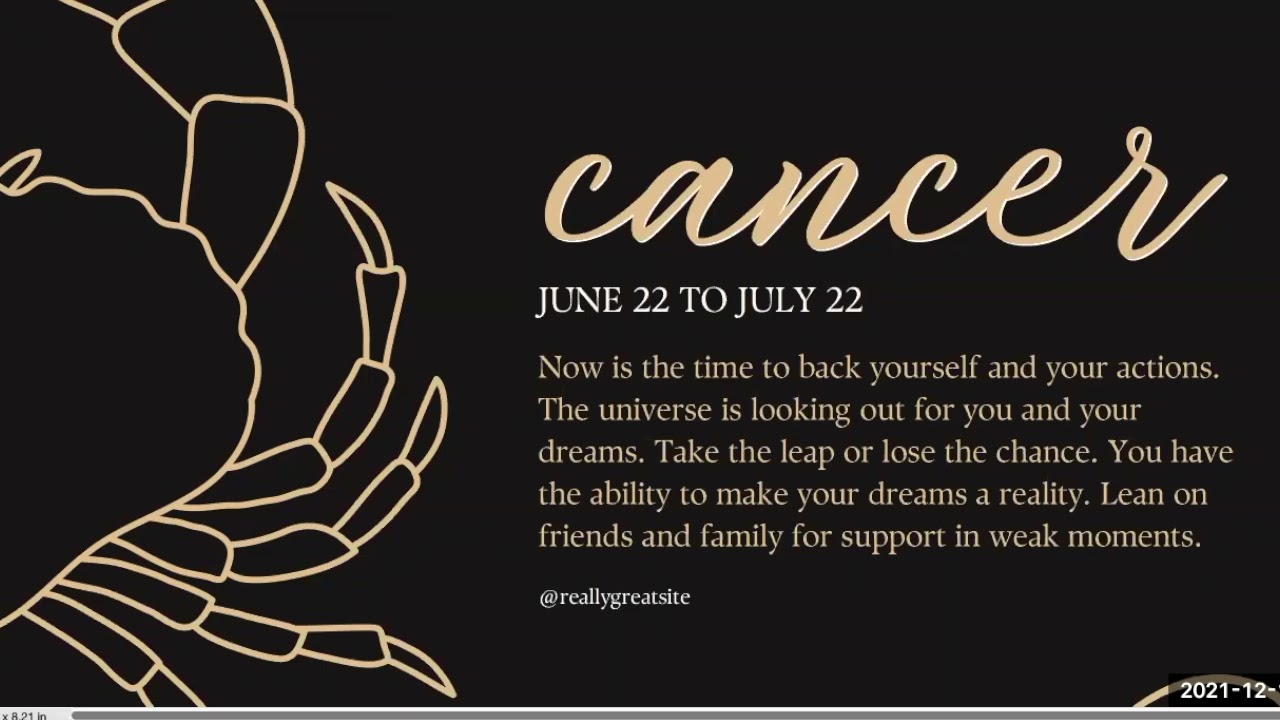 CANCER ARE YOU READY FOR 2022 LISTEN TO THIS CLOSELY| Tarot