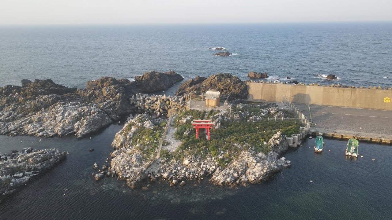 青森県八戸市　大久喜漁港で空撮！