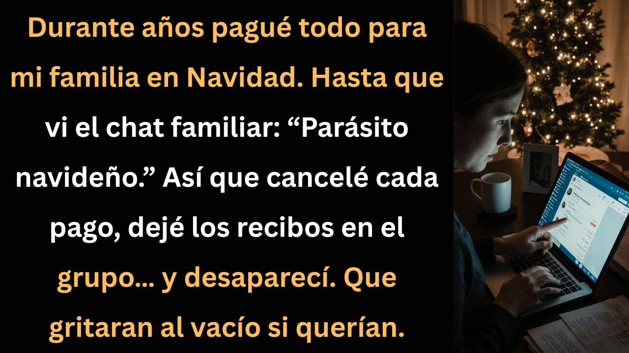 Descubrí el chat donde mi familia me llamó “parásito”… y desaparecí sin aviso.
