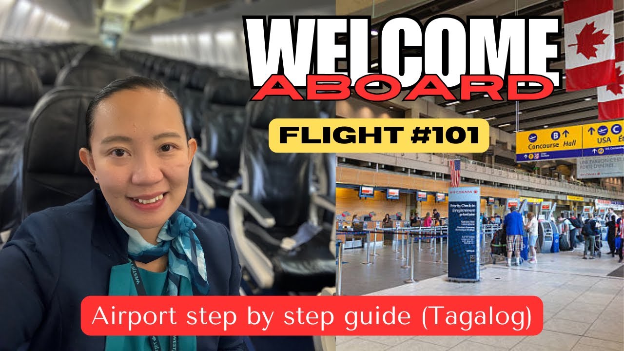 Airport step by step process | Tagalog Travel Guide| Mga dapat gawin sa Airport