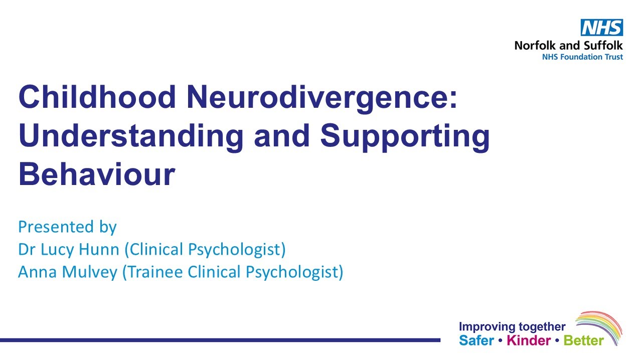 Childhood Neurodiversity: Understanding and Supporting Behaviour