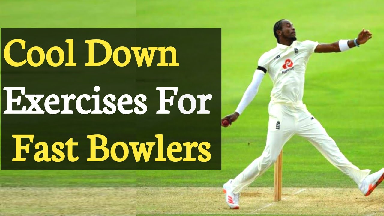 Cool Down Exercises For Fast Bowlers, Batsman and spinners | cricket complete cool down Routine
