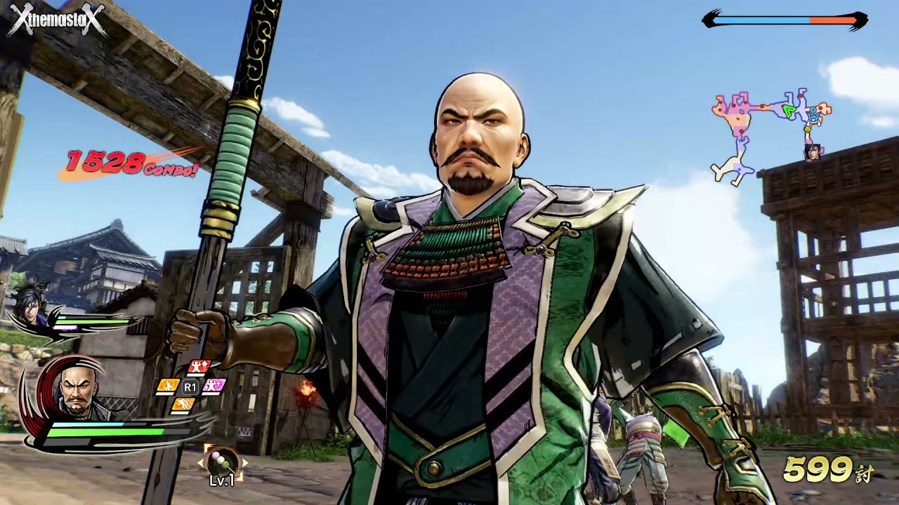 Samurai Warriors 5 (PS5) - Dosan Saito (Special Generic Officer) Hard Difficulty Gameplay