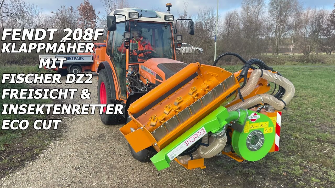 Fendt 208 DZ2 mit ECO Cut Mäher & Heckenschneider