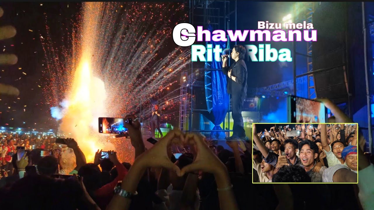 Rito Riba Live Perform ( Chawmanu ) 51st State Level Bizu mela 2025 in Tripura