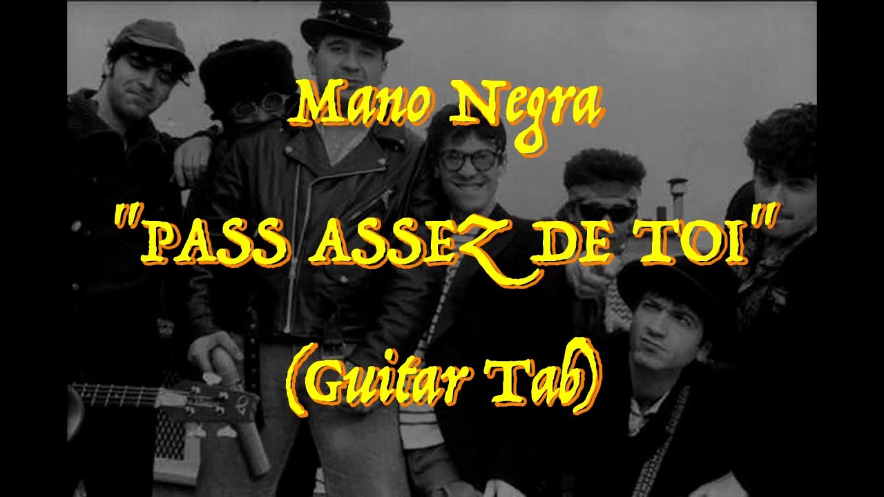 Mano Negra - “Pas Assez De Toi” - Guitar Tab ♬