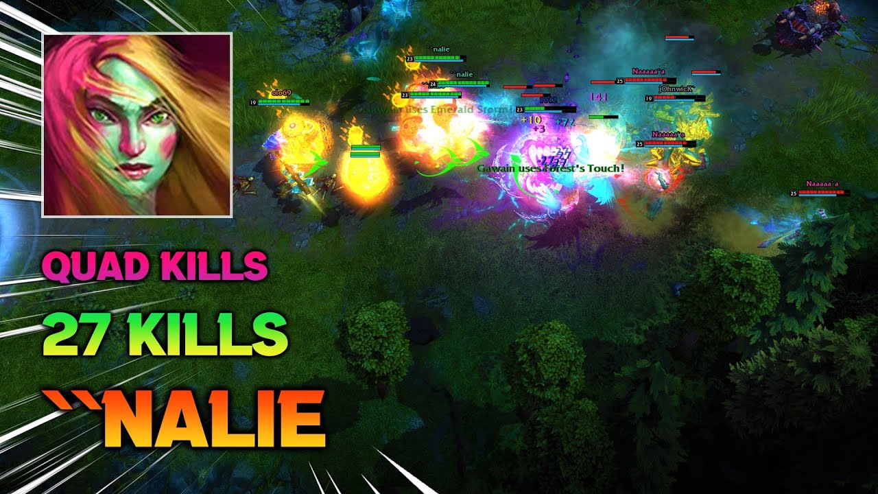 HoN Emerald Warden - ``nalie - Quad Kills - CM