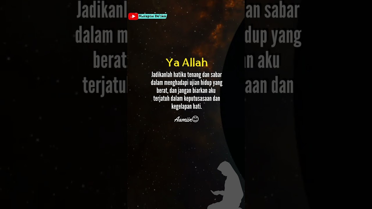 Tenang & Sabar Menghadapi Ujian 😊 | SUBSCRIBE | LIKE & AMIIN | 