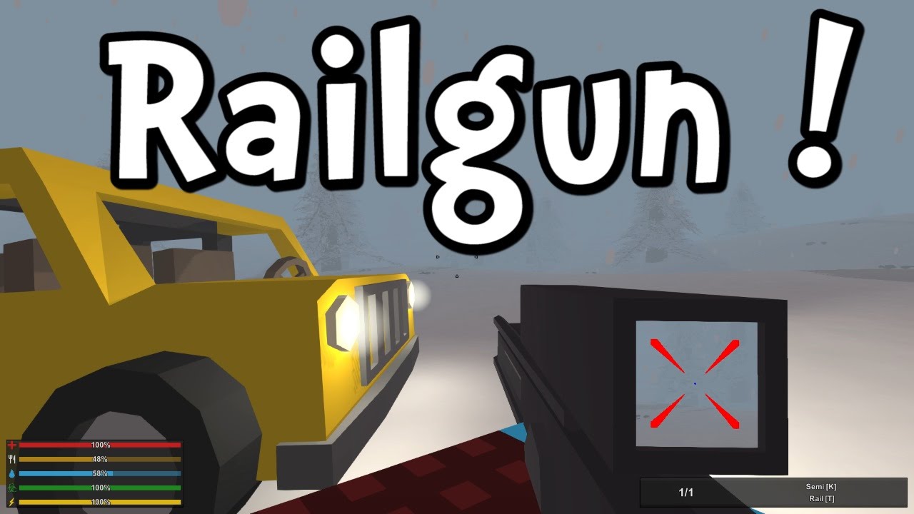 UNTURNED 3.0 Railgun Roadtrip to Secret Laboratory!