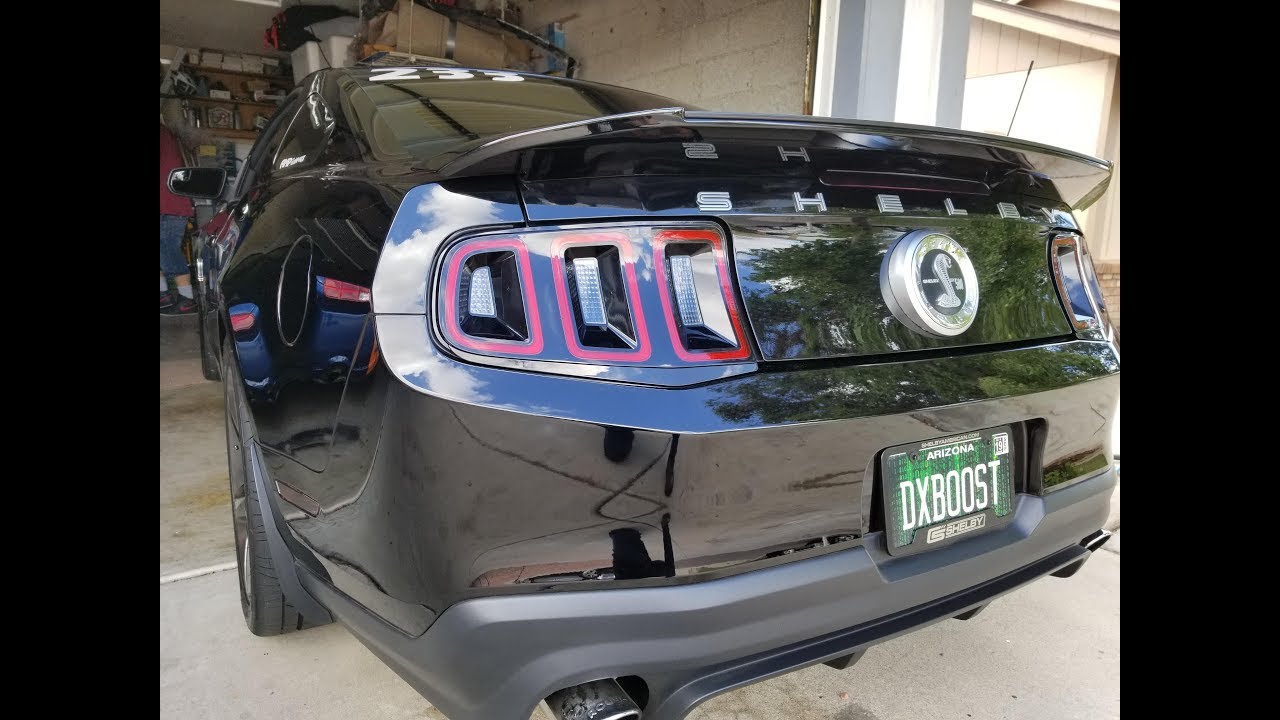 Doc's Got a New GT500:  Taillight Upgrade from 2012 to 2013-14 LED Lights