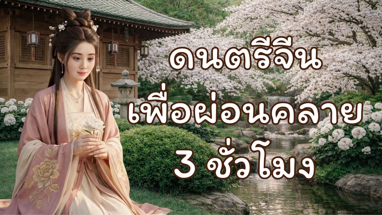 ดนตรีจีน:ผ่อนคลาย บำบัด | Beautiful Chinese Music: Relaxing Zen Garden Spa
