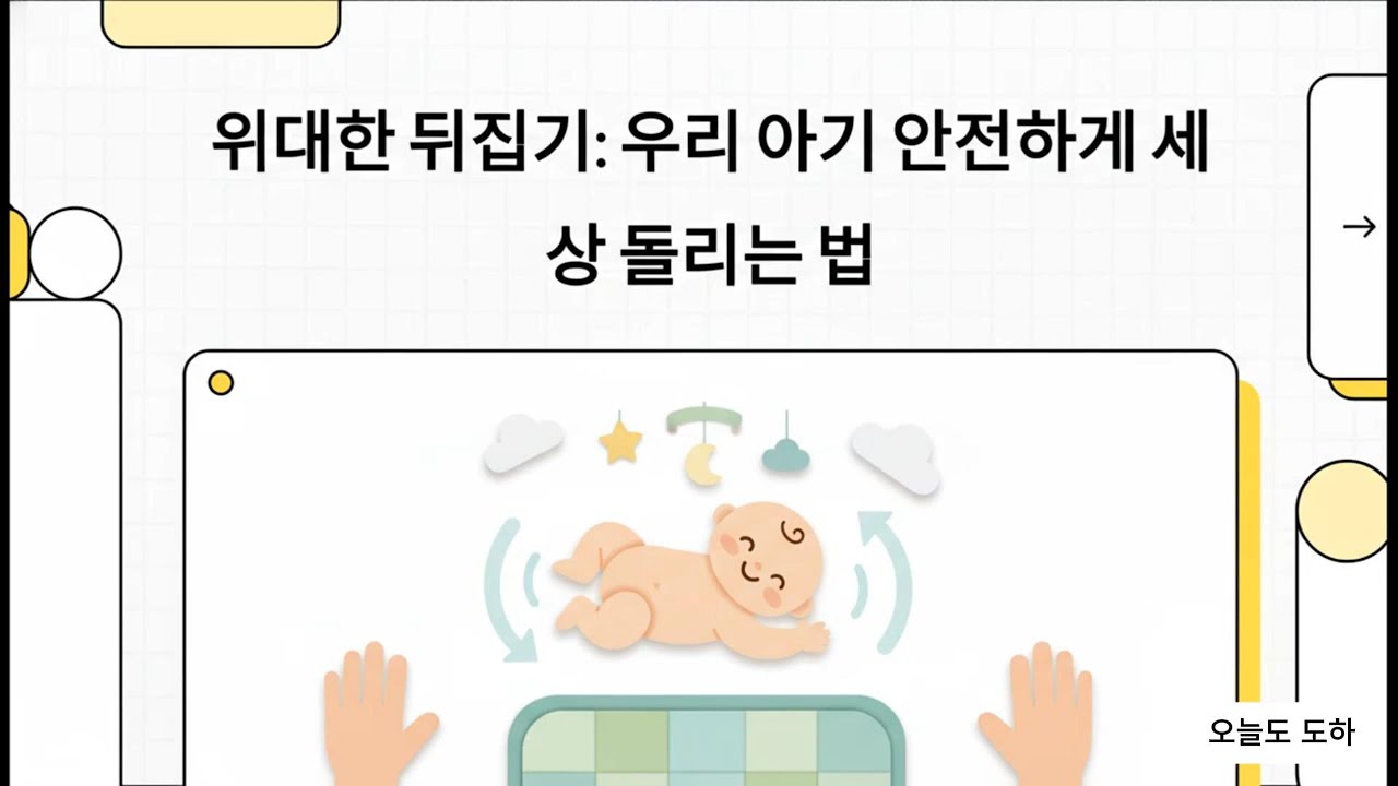 4개월 뒤집기 준비 신호 7가지 👶🔄 | Baby Rolling Signs (0–4 Months Development)