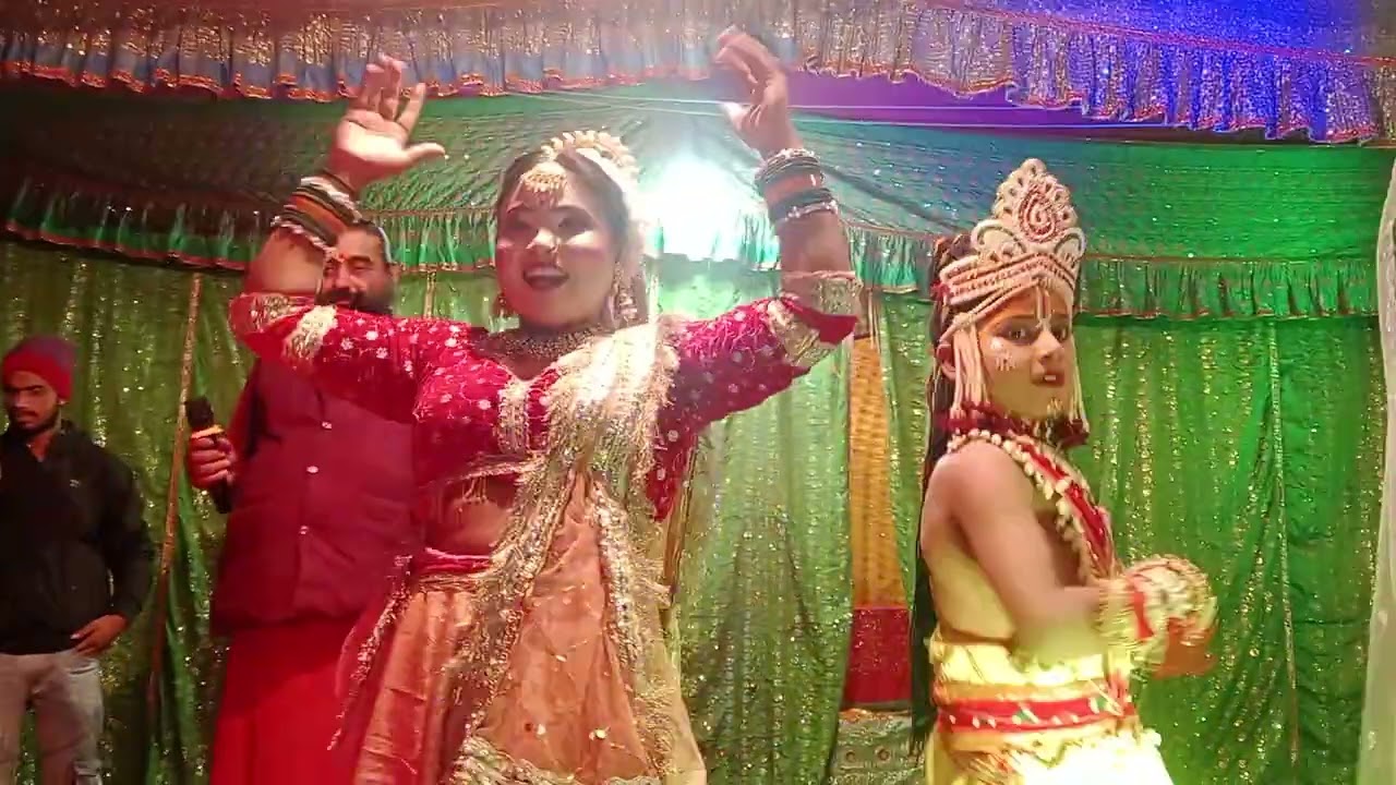 Holi gana Dance श्री रुद्र महायज्ञ रामलीला प्रोग्राम 🤗🤗❤️❤️🙏🙏 भवानीपुर चौक 12/ 02/2026