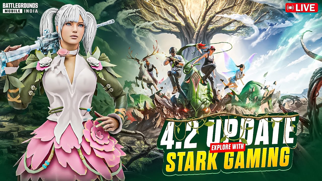RANK PUSH BEGINS | BGMI NEW UPDATE 4.2 WITH STARK GAMING 💥BGIS2026 | SHORT STREAM WITH HANDCAM